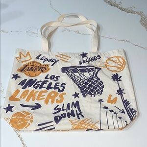 Los Angeles Lakers Graphic Tote Bag
